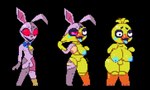 anthro beak big_breasts bimbofication blue_bow_tie blue_nipples bow_tie breasts buckteeth bulge clothing derp_eyes female fti_transformation gender_transformation goo_transformation intersex latex mind_control nipples non-mammal_nipples open_beak open_mouth solo teeth torn_clothing transformation yellow_body caimbra12 five_nights_at_freddy's five_nights_at_freddy's:_security_breach scottgames steel_wool_studios chica_(fnaf) vanny_(fnaf) avian bird chicken galliform gallus_(genus) human lagomorph leporid mammal phasianid rabbit 2022 5:3 absurd_res digital_media_(artwork) hi_res pixel_(artwork)