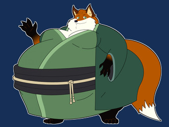 4_fingers 4_toes anthro big_moobs black_claws black_nose claws clothed clothing dipstick_tail eyebrows feet fingers fur gloves_(marking) green_eyes inner_ear_fluff leg_markings looking_at_viewer male markings moobs multicolored_body multicolored_fur obese obese_anthro obese_male orange_body orange_fur overweight overweight_anthro overweight_male robe socks_(marking) solo tail tail_markings tan_inner_ear_fluff toes tuft ginny_the_fat_bear canid canine fox mammal alpha_channel hi_res