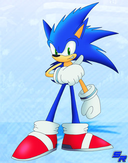 5_fingers anthro black_nose blue_background blue_body blue_fur clothing countershade_fur countershading fingers floor footwear fur gesture gloves gradient_background green_eyes grin grinning_at_viewer hand_gesture handwear looking_at_viewer male multicolored_clothing multicolored_footwear multicolored_shoes quills_(anatomy) red_clothing red_footwear red_shoes shadow shoes simple_background smile smiling_at_viewer solo spines standing tan_body tan_countershading tan_fur text thumbs_up two_tone_clothing two_tone_footwear two_tone_shoes white_background white_clothing white_footwear white_gloves white_handwear white_shoes ryoosakuling sega sonic_the_hedgehog_(series) sonic_the_hedgehog eulipotyphlan hedgehog humanoid mammal absurd_res artist_name digital_drawing_(artwork) digital_media_(artwork) full-length_portrait hi_res portrait shaded soft_shading