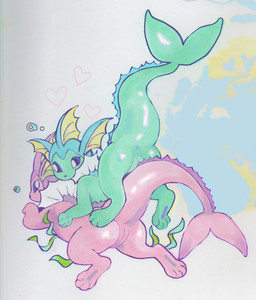 4_legs anus blue_body bubble duo female female/female feral genitals paws pink_body seaweed underwater vulva water tumble0 nintendo pokemon eeveelution generation_1_pokemon pokemon_(species) vaporeon absurd_res digital_media_(artwork) hi_res mixed_media traditional_media_(artwork)
