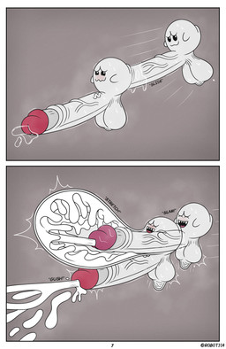 anal anal_penetration balls big_balls big_penis blush bodily_fluids cum cum_in_ass cum_inflation cum_inside duo erection genital_fluids genitals huge_penis humanoid_genitalia humanoid_penis inflation male male/male penetration penis precum small_but_hung sweat sweatdrop vein veiny_penis x-ray_view r0b0t mario_bros nintendo boo_(mario) comic hi_res