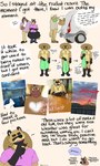anklet anthro black_ears black_hands black_nose bottomwear bracelet brown_body brown_fur clothed clothing dialogue eyebrows eyes_always_closed eyes_closed eyewear feet frown fur genitals glasses hat headgear headwear jewelry male mature_male mountain pants penis pink_clothing pink_shirt pink_topwear public public_nudity shirt simple_background slightly_chubby sun_hat sun_hat_only thick_eyebrows tongue tongue_out topwear towel undressing whisker_spots white_feet p_rindustries elubbb_(p_rindustries) p_rindustries_(p_rindustries) canid canine equid equine horse mammal raccoon_dog tanuki hi_res