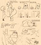alternate_universe anthro anthrofied big_breasts blooksanap blush boss_monster_(undertale) bovid breast_grab breasts bulge caprine comic crossgender dialogue duo english_text exclamation_point female frisk_(undertale) frisky_(under(her)tail) ghost hand_on_breast hi_res huge_breasts human larger_female lying male mammal mature_anthro mature_female monochrome mother_(lore) napstablook nipples on_back parent_(lore) sitting size_difference sleeping smaller_male sound_effects spirit text thewill toriel tutori under(her)tail undertale undertale_(series) vowelless vowelless_sound_effect zzz