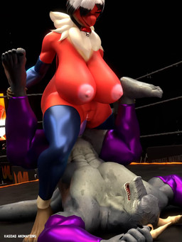 abs amazon_position anthro anthro_on_anthro anthro_penetrated anthro_penetrating anthro_penetrating_anthro areola biceps big_breasts biped bouncing_breasts breasts clothing dominant dominant_female duo female female_penetrated fighting_ring genitals huge_breasts legwear male male/female male_penetrating male_penetrating_female mostly_nude muscular muscular_anthro muscular_female nipples non-mammal_nipples pecs penetration penile penile_penetration penis penis_in_vagina pink_areola pink_nipples sex tail teeth thick_thighs thigh_highs triceps vaginal vaginal_penetration vulva kasdaq mythology nintendo pokemon blaziyuki_(evov1) yuki_(evov1) blaziken dragon generation_3_pokemon mythological_creature mythological_scalie pokemon_(species) scalie 3:4 3d_(artwork) 3d_animation animated digital_media_(artwork) hi_res high_framerate no_sound short_playtime video