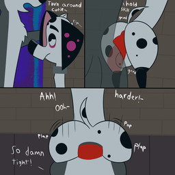 anal anal_penetration balls dialogue duo erection feral genitals male male/male penetration penile penile_penetration penis penis_in_ass sex spots tail text white_body xcharemain 101_dalmatian_street 101_dalmatians disney danny_(101_dalmatian_street) dylan_(101_dalmatians) canid canine canis dalmatian domestic_dog mammal absurd_res character_request comic english_text hi_res