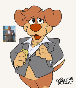 anthro bottomless cellphone ceo_of_sex clothed clothing electronics male phone smartphone solo toony doodledoggy apple_inc. iphone doodle_(doodledoggy) canid canine canis domestic_dog human mammal hi_res meme