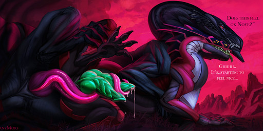 2_penises bodily_fluids diphallism dominant dripping feral frottage genital_fluids genitals green_penis larger_dom looking_pleasured lying machine male male/male multi_genitalia multi_penis on_side penile penis penises_touching penisjob precum precum_drip prehensile_penis sex size_difference spooning tongue tongue_out vertical_diphallism hornymors mythology novaorbitdragon oka_(hornymors) dragon mythological_creature mythological_scalie robot robot_feral scalie synth_(vader-san) hi_res