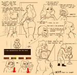 alternate_universe anthro apron apron_only big_breasts blush bodily_fluids boss_monster_(undertale) bovid breasts butt caprine clothing comic crossgender curvy_figure digital_media_(artwork) doll duo ellipsis english_text female frisk_(undertale) grope human male mammal mature_anthro mature_female mostly_nude profanity sex_doll sweat text thewill toriel tutori under(her)tail undertale undertale_(series) voluptuous