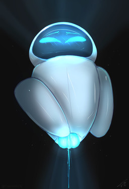 blue_insides blue_vulva blush bodily_fluids female genital_fluids genitals glowing glowing_genitalia glowing_insides glowing_outer_labia glowing_vulva machine masturbation screen screen_face simple_background solo unusual_insides vaginal vaginal_fluids vaginal_masturbation vulva trasnedity disney pixar wall-e eve_(wall-e) extraterrestrial_vegetation_evaluator robot absurd_res hi_res