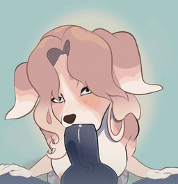 animal_genitalia animal_penis anthro anthro_penetrated blinking blush bodily_fluids breasts cum cum_drip cum_from_mouth cum_in_mouth cum_inside cum_on_face cum_on_penis cumming_while_penetrating cumshot dripping duo ejaculation fellatio female female_focus female_penetrated first_person_view genital_fluids genitals inaccurate_knotting knot knotted_penis leaking_cum looking_at_viewer looking_up looking_up_at_viewer male male/female male_penetrating male_penetrating_female male_pov oral oral_only oral_penetration orgasm penetration penile penile_penetration penis penis_in_mouth sex sound_effects tongue tongue_out freakysfxeditor niktarin canid canine canis domestic_dog hyena mammal 2d_animation animated frame_by_frame hi_res high_framerate short_playtime sound video