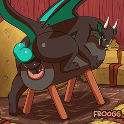 animal_genitalia animal_penis backsack balls barn big_balls black_body blue_body bouncing_balls breeding_mount canine_genitalia canine_penis eyewear feral genitals glasses knot knot_fucking knotting male masturbation penile penile_masturbation penis solo spread_wings unknotting wings froogg mythology xelereth dragon mythological_creature mythological_scalie scalie 1:1 2d_animation animated frame_by_frame