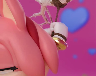 anthro big_breasts black_bars bouncing_breasts bound breasts female female_penetrated genitals hands_tied penetration sex_toy sex_toy_in_vagina sex_toy_insertion solo standing thick_thighs vaginal vaginal_penetration vibrator vibrator_in_vagina vulva wide_hips bannermare sega sonic_the_hedgehog_(series) amy_rose eulipotyphlan hedgehog lagomorph mammal 3d_(artwork) 3d_animation 5:4 animated digital_media_(artwork) no_sound short_playtime webm