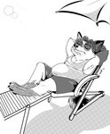 anthro belly bottomwear clothing eyewear male overweight overweight_male shirt shorts sitting solo sunglasses topwear gerardson disney zootopia gideon_grey canid canine fox mammal red_fox true_fox 2018 hi_res monochrome