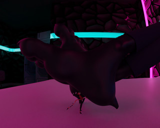 anthro clothed clothing duo feet foot_fetish foot_focus foot_on_face horn macro male male/male micro paws red_body smile tail toes cynthiaacid chocoscorner_(modeler) helluva_boss blitzo_(helluva_boss) stolas_(helluva_boss) avian bird demon humanoid imp owl owl_demon 2025 3d_(artwork) 5:4 absurd_res blender_(artwork) digital_media_(artwork) hi_res huge_filesize