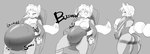 accessory after_vore anthro anthro_pred arms_crossed_under_breasts belly_reduction big_breasts bodysuit breast_expansion breasts burping clothing digestion digestion_noises digestion_sequence dipstick_tail expansion female female_pred furgonomics jewelry looking_at_belly markings navel_outline rear_view ring rumbling_stomach same_size_vore sitting skinsuit smile tail tail_accessory tail_jewelry tail_markings tail_ring tight_clothing unseen_prey vore weight_gain wide_eyed gothmeup nintendo star_fox krystal_(star_fox) canid canine fox mammal 2024 absurd_res digital_media_(artwork) hi_res monochrome sequence