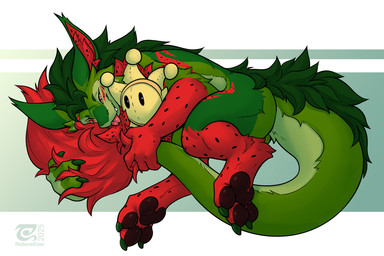 ambiguous_gender anthro biped butt claws feet fingers fur hair lying nude nude_ambiguous nude_anthro on_side paws plushie shine_sprite simple_background smile solo tail teeth toes tongue thesecretcave mario_bros mythology nintendo super_mario_sunshine dragon mythological_creature mythological_scalie scalie 2026 3:2 digital_drawing_(artwork) digital_media_(artwork) hi_res