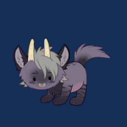 ambiguous_gender anus belly chibi feral fluffy horn slightly_chubby solo x_anus luvioxy jacks_littleheart spaz bovid caprine domestic_cat felid feline felis goat hybrid mammal 1:1 animated low_res meme nonbinary_(lore)