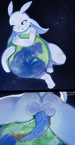 anthro anus balls death_count destruction earth genitals holding_planet macro male micro musk paws penis pivoted_ears planet planet_destruction solo terra_macro white_body ti-suger microsoft ori_(series) xbox_game_studios ori_(ori) guardian_spirit absurd_res hi_res
