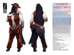 anthro big_breasts breasts cowboy female hand_on_breast hand_on_butt holster holstered_pistol kerchief qr_code sheriff solo text band1tnsfw kathyrn_"dusty"_price equid equine horse mammal 4:3 absurd_res digital_drawing_(artwork) digital_media_(artwork) english_text hi_res model_sheet