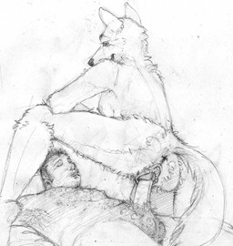 anthro anus armpit_hair body_hair breasts butt cowgirl_position duo erection female female_on_top female_penetrated from_front_position genitals hairy human_on_anthro humanoid_genitalia humanoid_penis interspecies male male/female male_on_bottom male_penetrating male_penetrating_female nipples nude on_bottom on_top penetration penile penile_penetration penis penis_in_vagina sex side_boob straddling tail vaginal vaginal_penetration vulva sax canid canine canis human mammal wolf monochrome