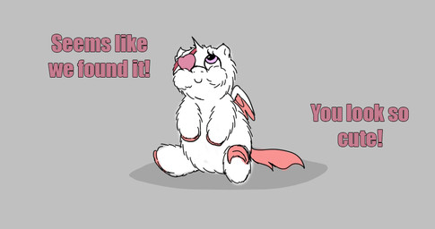 1_horn ambiguous_feral ambiguous_gender closed_smile eye_patch eyelashes eyewear feathered_wings feathers feral fur grey_background heart_eye_patch hooves horn mouth_closed pink_eye_patch pink_eyewear pink_hooves pink_tail pink_wings purple_eyes simple_background sitting smile solo tail text white_body white_fur wings young young_ambiguous young_feral nekuchan fluffy_pony mythology dolly_(nekuchan) equid equine fluffy_pony_(species) mammal mythological_creature mythological_equine winged_unicorn 2021 digital_media_(artwork) english_text