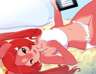 animal_ears anthro bedroom chipmunk clothed clothing female hair hair_ribbon hairclip inside jam_(miu) long_hair looking_at_viewer lying mammal miu navel on_back open_mouth panties pigtails red_hair rodent skimpy smile solo tongue tongue_out underwear
Rating: Questionable
Score: 24
User: Elis
Date: April 10, 2013 animal_ears anthro bedroom chipmunk clothed clothing female hair hair_ribbon hairclip inside jam_(miu) long_hair looking_at_viewer lying mammal miu navel on_back open_mouth panties pigtails red_hair rodent skimpy smile solo tongue tongue_out underwear
Rating: Questionable
Score: 24
User: Elis
Date: April 10, 2013