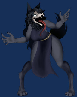 3_toes 5_fingers anthro belt biped black_hair black_sclera black_tail bone breasts claws clothed clothing feet female finger_claws fingers front_view fur grey_body grey_fur hair monotone_body monotone_fur monotone_hair no_pupils open_mouth open_smile red_tongue rope rope_belt sharp_teeth sideless_dress simple_background skull skull_head smile solo standing tail teeth toe_claws toes tongue tongue_out transparent_background white_eyes saltyslice scp_foundation scp-1471-a canid canine malo mammal alpha_channel hi_res