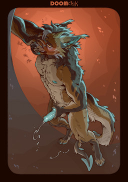 animal_genitalia animal_penis anthro blush bodily_fluids breath canine_genitalia canine_penis cum dewclaw digitigrade ear_piercing ear_ring ear_tuft ejaculation erection fur genital_fluids genitals hair horn knot knotted_penis male markings masturbation multicolored_body multicolored_fur nipples nude nude_anthro nude_male penile penile_masturbation penis piercing precum ring_piercing solo spade_tail spiked_tail spikes spikes_(anatomy) standing sweath tail teeth text tuft vein veiny_penis doomchik mythology leon_(shonkoro) canid canine canis dragon hybrid mammal mythological_creature mythological_scalie scalie wolf 2026 artist_name digital_media_(artwork) hi_res