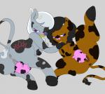 alazak bovine branded cattle duo female friendship_is_magic mammal my_little_pony original_character pussy silver_spoon_(mlp) simple_background teats udders
Rating: Explicit
Score: 3
User: Alazak
Date: January 25, 2014