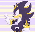 clothing gloves handwear male simple_background solo chocolatechippi sega sonic_the_hedgehog_(series) shadow_the_hedgehog eulipotyphlan hedgehog mammal hi_res