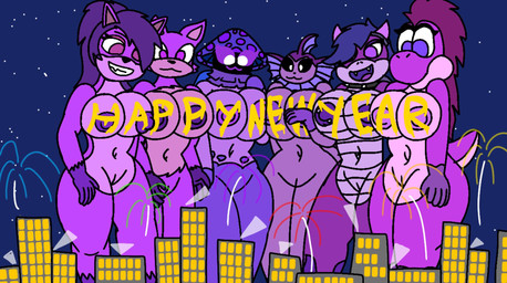 anthro asymmetrical_breast_frottage big_breasts breast_squish breasts breasts_frottage female fireworks genitals group holidays macro nipples paint pokemorph squish vulva ava_nightcap electronic_arts mario_bros new_year nintendo plants_vs._zombies plants_vs._zombies_heroes pokemon popcap_games nightcap_(pvz) canid canine dragon_koopa eeveelution felid feline generation_1_pokemon koopa mammal pokemon_(species) purple_yoshi scalie vaporeon yoshi hi_res