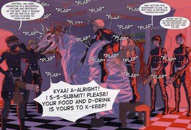 accessory animal_genitalia animal_penis armor balls bestiality big_balls big_penis black_armor black_boots black_bottomwear black_clothing black_footwear black_hair black_mask black_pants black_penis blonde_hair bodily_fluids bone boots bottomwear brown_balls brown_body brown_fur brown_sheath clothing cum cum_inside dialogue dominant dominant_human dominant_male equine_genitalia equine_penis erection female female_feral female_penetrated feral feral_penetrated flared_penis floor footwear from_behind_position fur gangbang genital_fluids genitals group group_sex hair headband holidays huge_balls huge_penis human_on_feral human_penetrating human_penetrating_feral interspecies larger_female larger_feral larger_penetrated male male/female male_human male_penetrating male_penetrating_female medial_ring onomatopoeia pants penetration penis pink_penis plap plap_(sound) profanity questionable_consent red_headband red_scarf scarf sex sheath shoes size_difference skeleton skull skull_head small_dom_big_sub smaller_human smaller_male sound_effects speech_bubble standing step_stool submissive submissive_female submissive_feral taking_turns tan_balls tan_body tan_penis tan_skin text through_clothing thrusting tile tile_floor vein veiny_penis kiahl christmas european_mythology get_pregnant_(meme) mythology scp_foundation welsh_mythology mari_lwyd scp-6596 animated_skeleton equid equine human mammal undead english_text hi_res