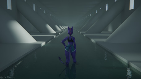 anthro bottomwear bra choker clothing denim denim_bottomwear denim_clothing denim_shorts female femboy jewelry necklace shorts solo topwear underwear water zen_allen mythology the_backrooms zen_allen_(zenallen) dragon mythological_creature mythological_scalie scalie 3d_(artwork) blender_(artwork) digital_media_(artwork) hi_res