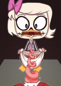 anatid_penis animal_genitalia animal_penis anthro bodily_fluids candy clothing costume cum dessert duck_penis erection feet female food genital_fluids genitals hair heart_eyes heart_symbol holding_bag holidays membrane_(anatomy) nude open_mouth penis short_hair standing surprised toes webbed_feet young young_anthro young_female vsdrawfag disney ducktales halloween scrooge_mcduck webby_vanderquack anatid anseriform avian bird duck 2025 hi_res daughter_(lore) father_(lore) father_and_child_(lore) father_and_daughter_(lore) incest_(lore) parent_(lore) parent_and_child_(lore) parent_and_daughter_(lore)