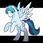 blue_body blue_fur cutie_mark feathered_wings feathers feral fur green_eyes hair male multicolored_hair smile solo two_tone_hair wings kianamai hasbro my_little_pony mythology fan_character equid equine mammal mythological_creature mythological_equine pegasus 1:1 absurd_res hi_res