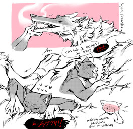 andromorph andromorph/female anthro blush blush_lines blushing_profusely bodily_fluids cunnilingus dialogue duo eyes_closed facial_markings female fluffy grin happy head_markings heart_symbol intersex intersex/female interspecies licking licking_lips licking_own_lips looking_pleasured male male/female markings mask_(marking) messy nude oral pointy_ears prick_ears scar sex sharp_fangs sharp_teeth size_difference smile smoke smoke_from_mouth speech_bubble sweat sweatdrop teasing teeth text tongue tongue_out vaginal wet whiskers scribbleshanks dreamworks puss_in_boots_(franchise) death_(puss_in_boots) kitty_softpaws canid canine canis domestic_cat felid feline felis mammal tuxedo_cat wolf english_text signature trans_(lore) trans_man_(lore) trans_woman_(lore)