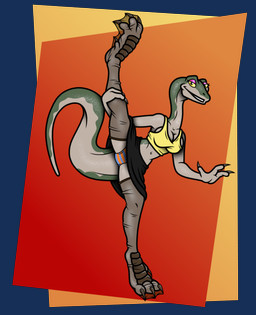 3_fingers 3_toes anthro big_tail black_bottomwear black_clothing black_miniskirt black_skirt blue_clothing blue_panties blue_underwear bottomwear breasts brown_body brown_clothing brown_legwear brown_scales brown_stockings claws clothing dewclaw digitigrade eyelashes eyeshadow feet female finger_claws fingers flexible glistening glistening_body glistening_clothing glistening_eyes glistening_legwear glistening_stockings green_body green_scales holding_leg legwear long_neck long_tail looking_at_viewer makeup markings medium_breasts miniskirt multicolored_body navel non-mammal_breasts non-mammal_navel nylon nylon_stockings nylons one_leg_up open_mouth open_smile orange_clothing orange_panties orange_underwear panties pattern_bottomwear pattern_clothing pattern_panties pattern_underwear paws pink_eyeshadow raised_leg raised_tail scale_markings scales scaly_tail shirt simple_background skirt slim small_waist smile smiling_at_viewer snout solo splits spread_legs spread_toes spreading standing stockings striped_bottomwear striped_clothing striped_panties striped_underwear stripes tail tail_markings tank_top tapering_tail teeth toe_claws toes topwear translucent translucent_clothing translucent_legwear translucent_stockings underwear vertical_splits yellow_clothing yellow_eyes yellow_shirt yellow_tank_top yellow_topwear janek5 chloe_(janek5) anthrosaur coelophysid coelophysis dinosaur prehistoric_species reptile saurischian scalie theropod absurd_res alpha_channel hi_res