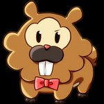 ambiguous_gender bow_knot feral proud simple_background solo teeth transparent_background mimami420 nintendo pokemon bidoof generation_4_pokemon pokemon_(species) 1:1 alpha_channel