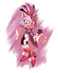 anthro clothing female footwear forehead_gem fur gem gloves handwear high_heels looking_at_viewer shoes simple_background solo tail thenovika sega sonic_the_hedgehog_(series) blaze_the_cat felid feline mammal 2024 absurd_res hi_res signature