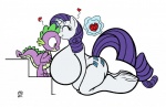 <3 anthro anthrofied badgerben big_breasts breasts dragon equine female friendship_is_magic horn horse huge_breasts hyper hyper_breasts kissing male my_little_pony pony rarity_(mlp) scalie spike_(mlp) unicorn
Rating: Questionable
Score: 11
User: Robinebra
Date: October 16, 2012