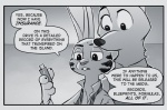 2017 anthro arctic_fox canid canine comic disney english_text female fox jack_savage lagomorph leporid male mammal rabbit rockbottomfeeder skye_(zootopia) text true_fox zootopia