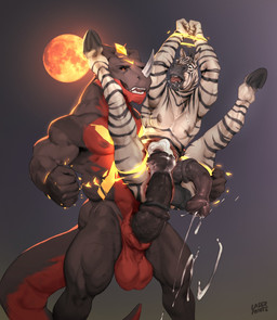 anal anal_penetration anatomically_correct anatomically_correct_genitalia anatomically_correct_penis animal_genitalia animal_penis anthro anthro_on_anthro anthro_penetrated anthro_penetrating anthro_penetrating_anthro balls bodily_fluids cum cum_inside duo equine_genitalia equine_penis fingers genital_fluids genitals hooves internal magic_restraints male male/male male_penetrated male_penetrating male_penetrating_male medial_ring muscular muscular_anthro open_mouth penetration penis sex simple_background spread_legs spreading tongue underhoof laser_(artist) equid equine mammal scalie zebra 2022 digital_media_(artwork) hi_res