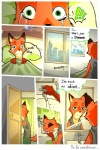 2:3 anthro bodily_fluids canid canine colored comic crying disney english_text fox male mammal nick_wilde peanut.k red_fox tears text true_fox zootopia