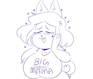 anthro big_breasts breasts clothed clothed_anthro clothed_female clothing eyebrows eyes_closed female hair hand_on_face heart_symbol open_mouth open_smile shirt smile solo tail teeth text text_on_clothing text_on_shirt text_on_t-shirt text_on_topwear tooth_gap topwear jinu june_(jinu) canid canine canis domestic_dog mammal shiba_inu spitz 2018 blue_and_white digital_drawing_(artwork) digital_media_(artwork) english_description english_text half-length_portrait monochrome portrait