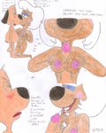 2013 absurd_res anthro big_breasts bodily_fluids breast_play breasts canid canine canis comic cum cum_in_mouth cum_inside cum_on_breasts domestic_dog duo english_text erect_nipples erection female genital_fluids hi_res love makeup male male/female mammal nipples nude open_mouth sex shrekrulez_(artist) sweet_polly_purebred text titfuck underdog underdog_(series)