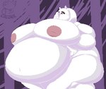 anthro areola belly big_belly big_breasts boss_monster_(undertale) bovid breasts calorie caprine female goat horn huge_belly huge_breasts huge_thighs hyper hyper_breasts inverted_nipples mammal morbidly_obese morbidly_obese_anthro morbidly_obese_female nipples nude obese obese_anthro obese_female overweight overweight_anthro overweight_female pink_areola solo thick_thighs toriel undertale undertale_(series) white_body