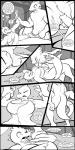 1:2 absurd_res anthro big_breasts big_muscles big_penis breasts clothed clothing comic dialogue digital_media_(artwork) duo english_text female female_penetrated forced genitals hi_res lagotrope lizardman lying male male/female male_penetrating male_penetrating_female moan monochrome muscular non-mammal_breasts on_back partially_clothed penetration penile penile_penetration penis penis_in_pussy pussy rape reptile restrained rough_sex scalie screaming sex speech_bubble spread_legs spreading story_seeker table_lotus_position tent text thick_thighs thought_bubble torn_clothing vaginal vaginal_penetration