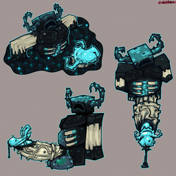balls big_penis black_mouth blue_balls blue_body blue_glans blue_horn bodily_fluids detailed_penis dripping erection eyeless genital_fluids genitals glans glowing glowing_genitalia glowing_glans horn huge_penis humanoid_genitalia humanoid_penis male male/male medial_ring multiple_poses muscular muscular_humanoid muscular_male nipples not_furry nude pecs penis pose precum precum_drip precum_on_penis precum_string sculk_(minecraft) side_view simple_background solo soul standing throb throbbing throbbing_penis vein veiny_penis viewed_from_above white_penis velvetdraw microsoft minecraft mojang xbox_game_studios humanoid warden_(minecraft) 2026 absurd_res detailed digital_drawing_(artwork) digital_media_(artwork) hi_res