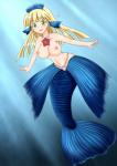 <3 blonde_hair blush breasts female fish_tail green_eyes hair long_hair mermaid necklace nipples no_feet smile solo tada_boy topless underwater water
Rating: Questionable
Score: 3
User: Ample_Bovine
Date: January 01, 2014