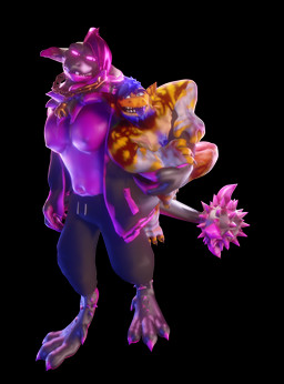 anthro black_body carrying_another carrying_partner clothing duo gold_(metal) horn jewelry magenta_body male male/male necklace romantic ruffleztheampharos size_difference spikeball_tail spikes spikes_(anatomy) yellow_body suchlambada17 mythology nintendo pokemon neeco_neecoola ampharos dragon generation_2_pokemon goo_creature mythological_creature mythological_scalie pokemon_(species) scalie alpha_channel hi_res